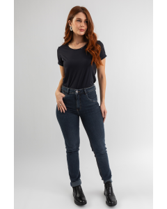 CALÇA SKINNY JEANS BLACK BORDADO 133734 1
