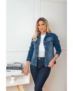 JAQUETA JEANS BOLSOS FUNCIONAIS 703579A 1