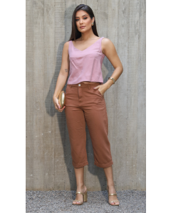 CALÇA CAPRI PANTACOURT LINHO 43371802 1